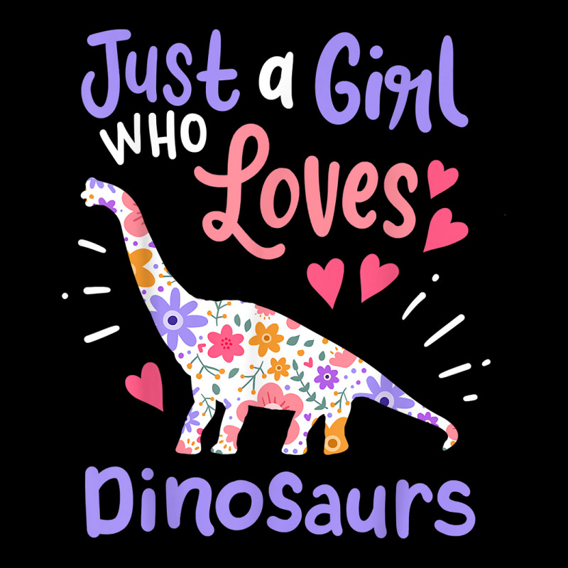 Dinosaur Dino Just A Girl Who Loves Dinosaurs V-neck Tee | Artistshot