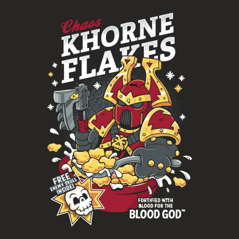 Chaos Khorne Flakes Ladies Fitted T-Shirt by james53 | Artistshot