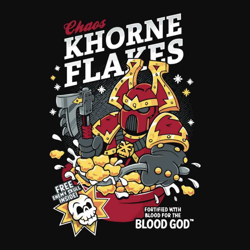 Chaos Khorne Flakes Crop Top by james53 | Artistshot