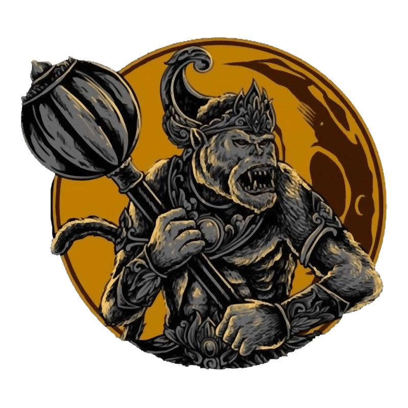 Monkey Warrior God, Monkey Warrior God Art, Monkey Warrior God Vintage Sticker | Artistshot