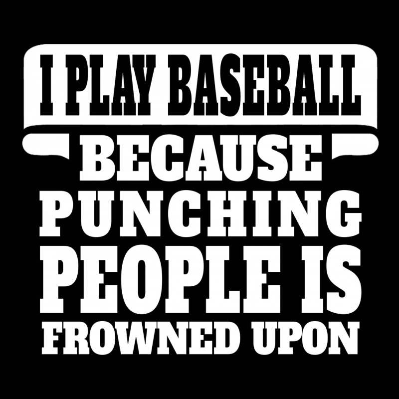 I Play Baseball Because Punching People Is Frowned Upon Toddler 3/4 Sleeve Tee | Artistshot