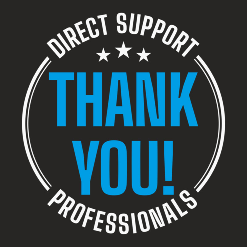 Thank You Dsp Direct Support Professional211 Ladies Fitted T-Shirt by cm-arts | Artistshot