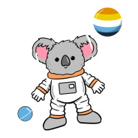 Koala Astronaut Aroace Pride Sticker | Artistshot