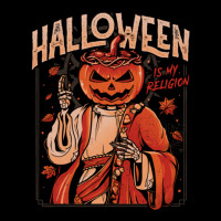 Halloween Is My Religion - Pumpkin Skull Gift Youth Jogger | Artistshot