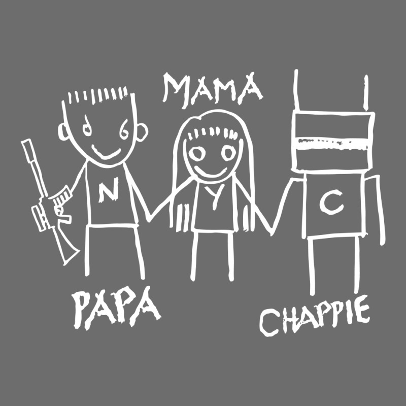 Papa Mama Chappie Toddler 3/4 Sleeve Tee | Artistshot