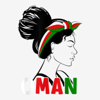 Messy Bun Oman Flag Omani For Girls Womens T Shirt Adjustable Cap | Artistshot