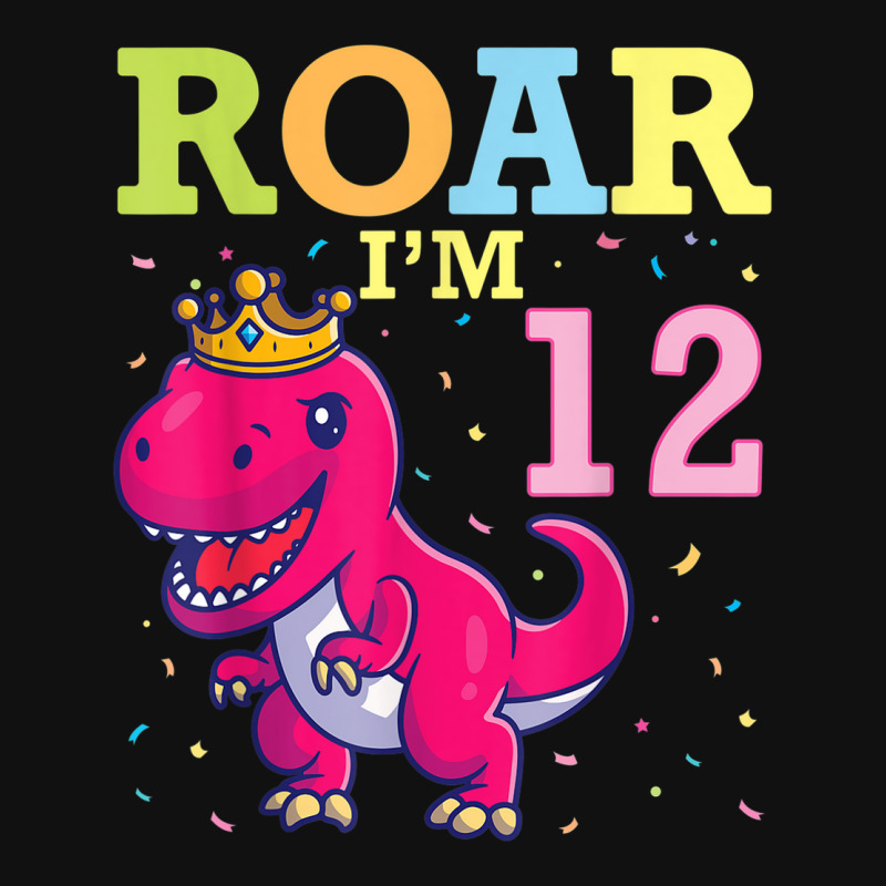 King Dinosaur Dance Happy My Birthday Roar I'm 12 Years Old Iphone 13 Case | Artistshot