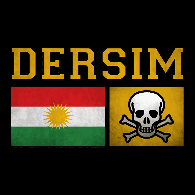 Dersim Kurdistan Flag Skull, Dersim Kurdistan Flag Skull Art, Dersim K Cropped Hoodie by cm-arts | Artistshot