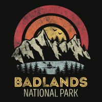 Badlands National Park Mountain Sunset Sunrise Scorecard Crop Tee | Artistshot