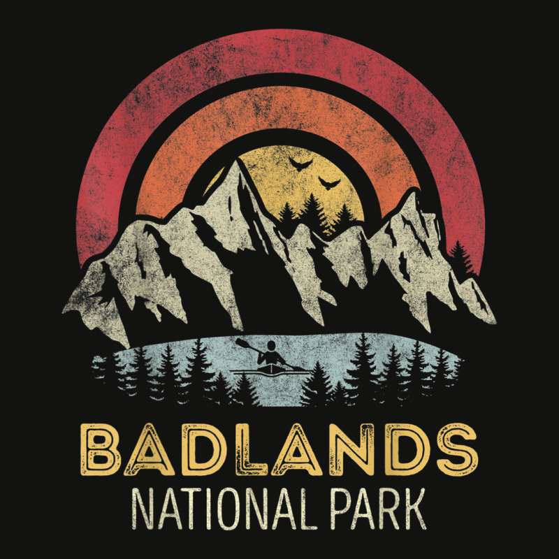 Badlands National Park Mountain Sunset Sunrise Scorecard Crop Tee by Fashzilla | Artistshot