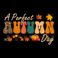 A Perfect Autumn Day Retro Vintage Thanksgiving Season V-neck Tee | Artistshot