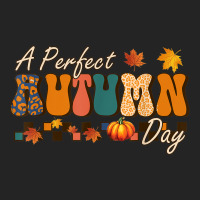 A Perfect Autumn Day Retro Vintage Thanksgiving Season 3/4 Sleeve Shirt | Artistshot