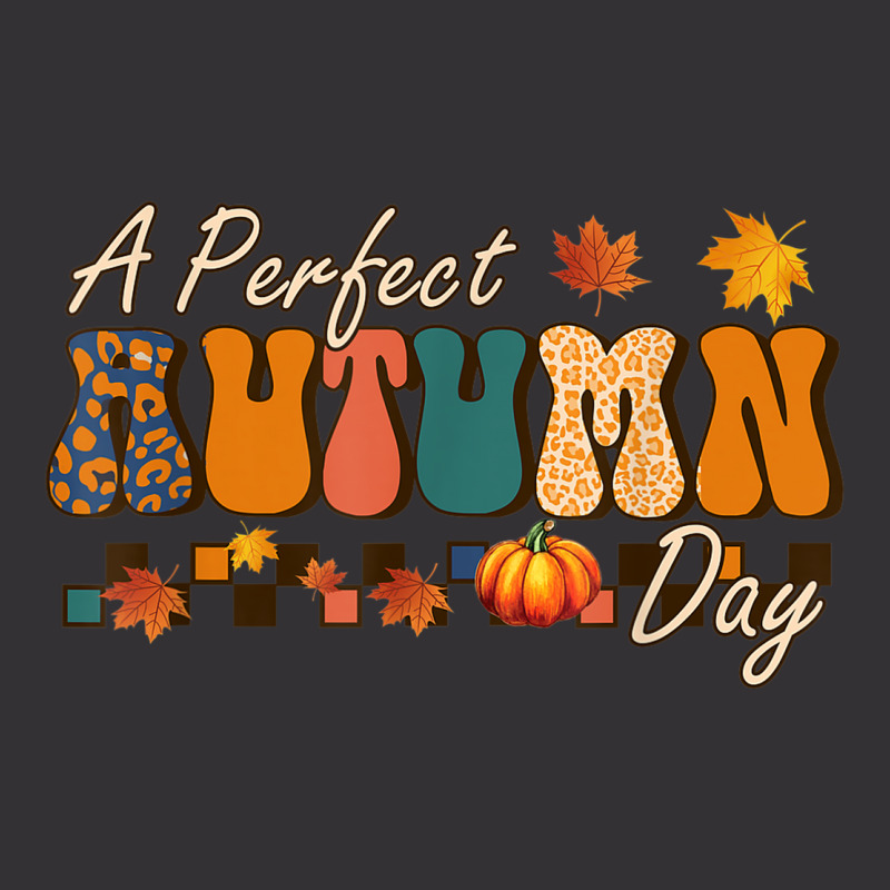 A Perfect Autumn Day Retro Vintage Thanksgiving Season Vintage Hoodie | Artistshot