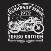 Legendary Since 1979   Motorcycle Rider Birthday T-shirt | Artistshot