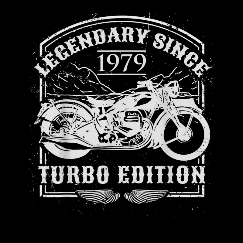 Legendary Since 1979   Motorcycle Rider Birthday V-neck Tee | Artistshot