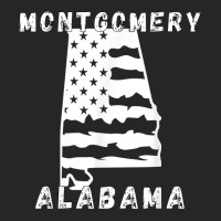 Retro Montgomery Al Alabama Apparel Souvenir T Shirt Ladies Fitted T-shirt | Artistshot