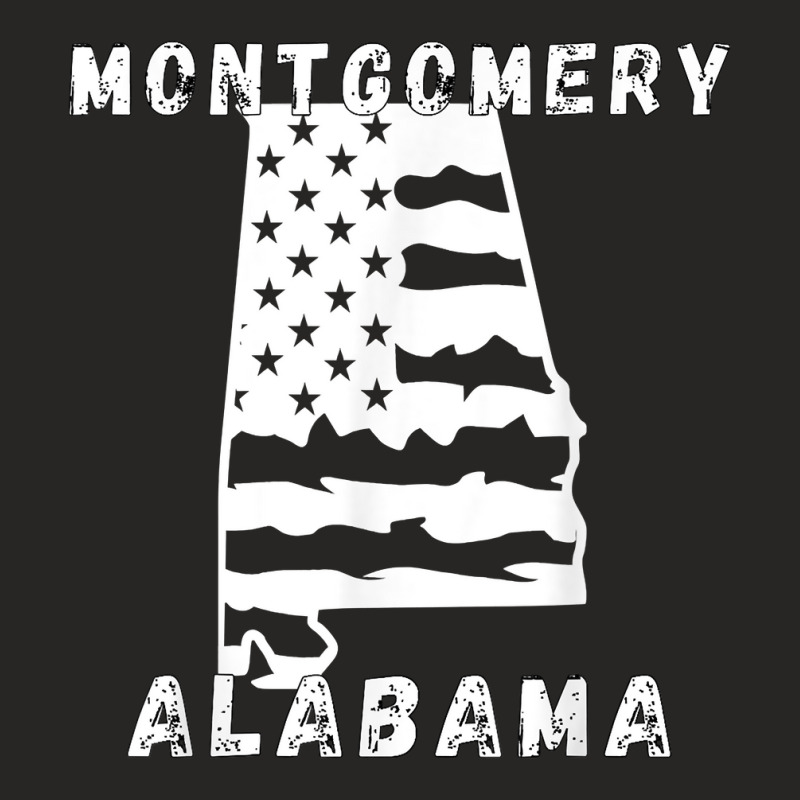 Retro Montgomery Al Alabama Apparel Souvenir T Shirt Ladies Fitted T-Shirt by cm-arts | Artistshot