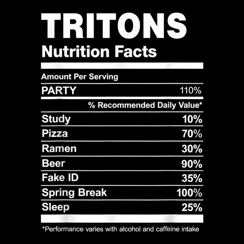 Tritons Nutrition Facts College University T Shirt Toddler Sweatshirt by hankeajrippleex5 | Artistshot