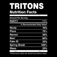 Tritons Nutrition Facts College University T Shirt Men's Long Sleeve Pajama Set | Artistshot