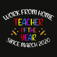 Teachers Gifts T  Shirt Work From Home Teacher Of The Year   Teacher G Scorecard Crop Tee | Artistshot