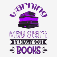 Warning, May Start Talking About Books Book Lover Youth 3/4 Sleeve | Artistshot