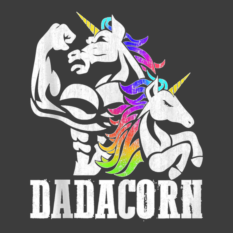 Manly Unicorn Muscle Dad And Daughter Dadacorn Fathers Day Tank Top Men's Polo Shirt | Artistshot