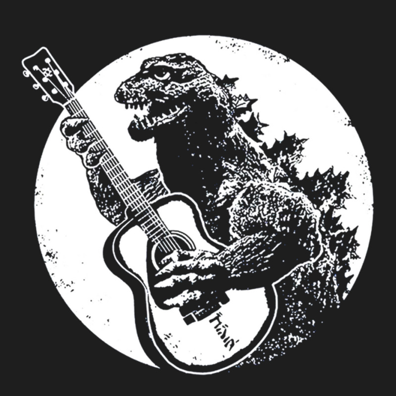 Dinosaur Playing Guitar Cool Classic T-shirt | Artistshot