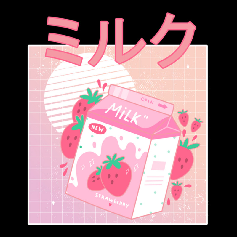 Japanese Aesthetics Kawaii Strawberry Milk Shake Adjustable Cap by Aaronnderouin | Artistshot