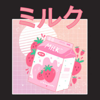 Japanese Aesthetics Kawaii Strawberry Milk Shake Vintage Cap | Artistshot