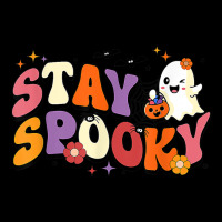 Stay Spooky Cute Ghost Pumpkin Groovy Halloween Women Men Long Sleeve Shirts | Artistshot