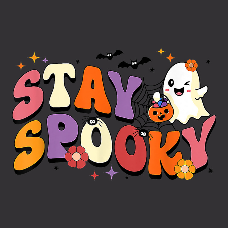 Stay Spooky Cute Ghost Pumpkin Groovy Halloween Women Men Vintage Short by Fashlaza | Artistshot