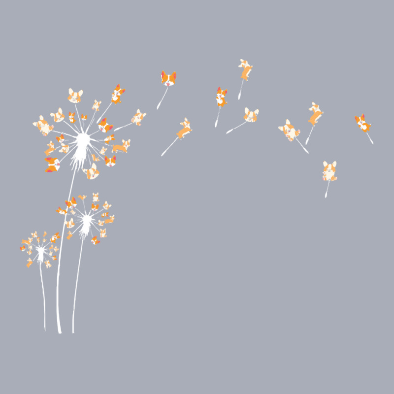 Corgi Dandelion T  Shirt Corgi Dandelion T  Shirt Tank Dress by occupypolish | Artistshot