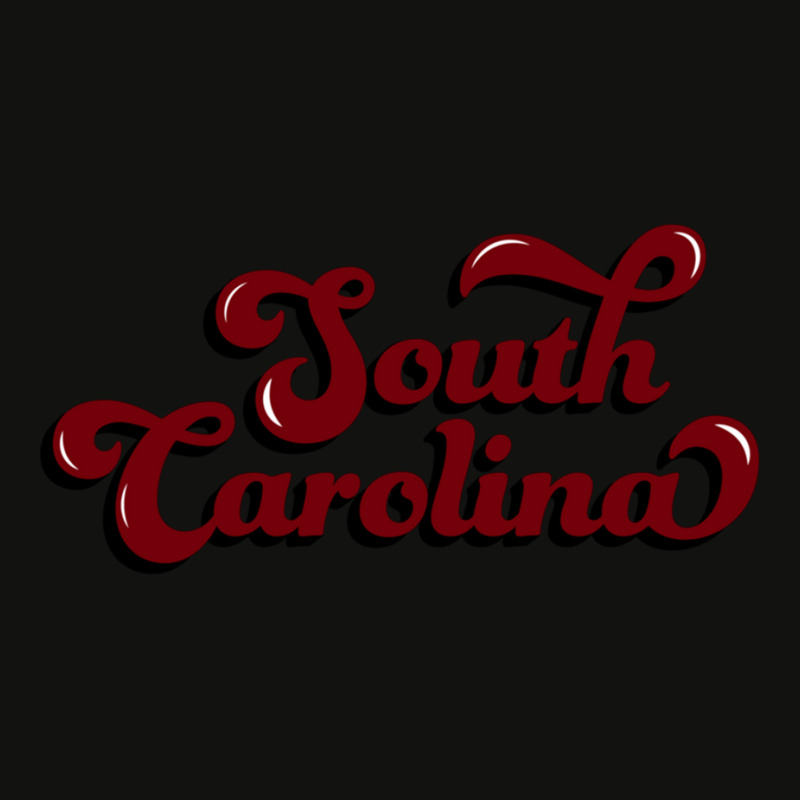 Groovy South Carolina Scorecard Crop Tee by cm-arts | Artistshot