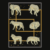 Wolves And Stars, Wolves And Stars Vintage, Wolves And Stars Art, Wolv Scorecard Crop Tee | Artistshot