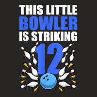 This Little Bowler Is Striking 12 Bowling Birthday T Shirt Ladies Fitted T-shirt | Artistshot