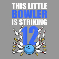 This Little Bowler Is Striking 12 Bowling Birthday T Shirt Women's V-neck T-shirt | Artistshot