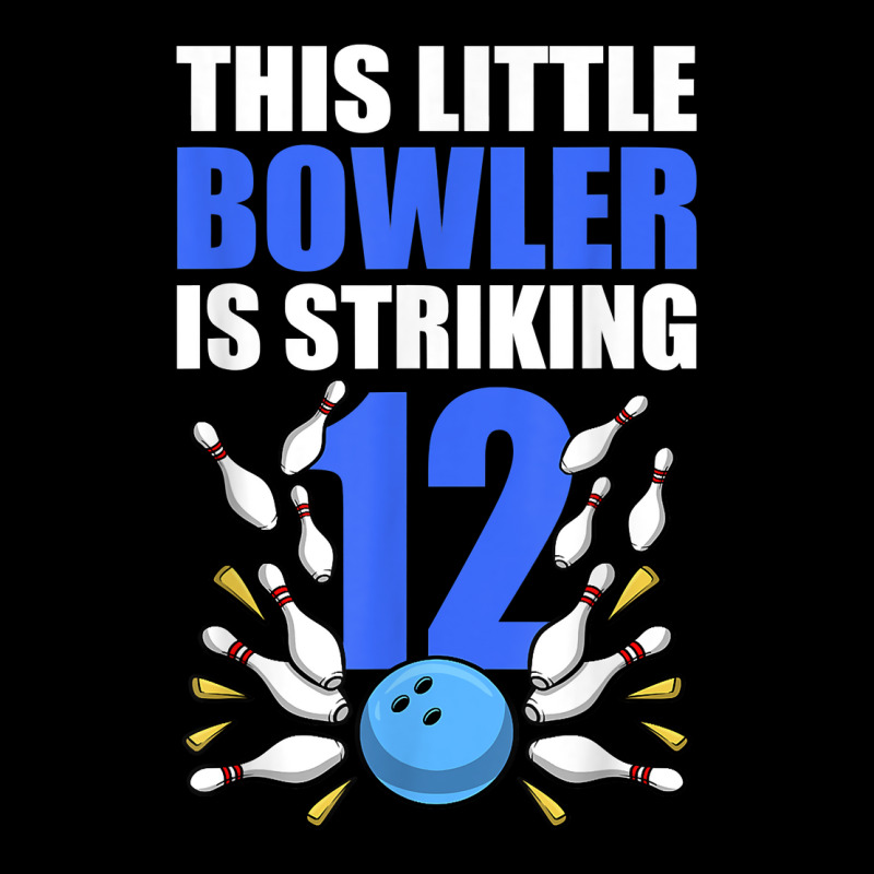 This Little Bowler Is Striking 12 Bowling Birthday T Shirt Legging by cm-arts | Artistshot