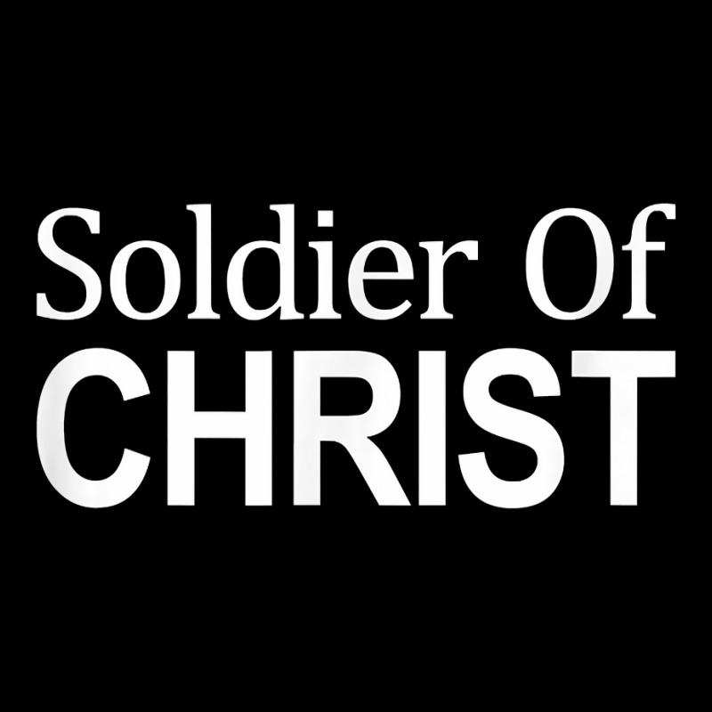 Soldier Of Christ   T Shirt Adjustable Cap | Artistshot