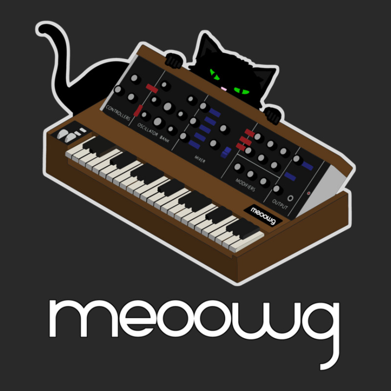 Synthesizer Cat Meow Printed Hat | Artistshot