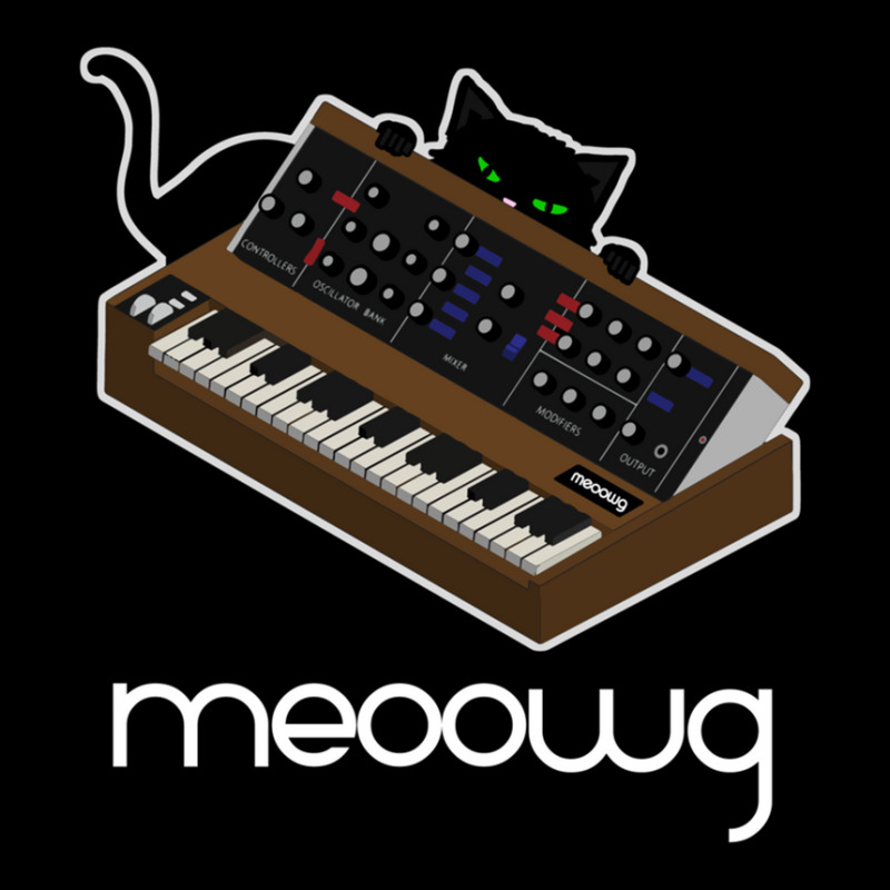 Synthesizer Cat Meow V-neck Tee | Artistshot