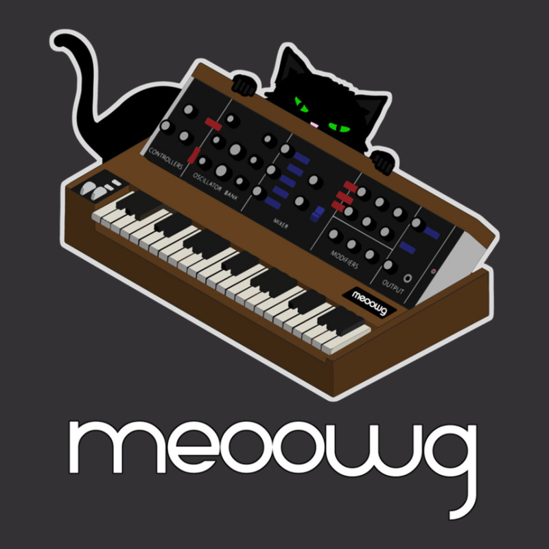 Synthesizer Cat Meow Vintage Short | Artistshot