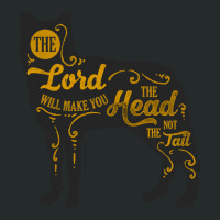 Bible Quotes T  Shirt The L O R D Will Make You The Head, Not The Tail Women's Triblend Scoop T-shirt | Artistshot