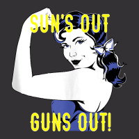 Sun's Out Guns Out With Rosie Tank Top Vintage Hoodie | Artistshot