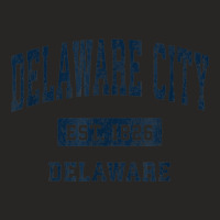 Delaware City Delaware De Vintage Athletic Sports Design Ladies Fitted T-shirt | Artistshot