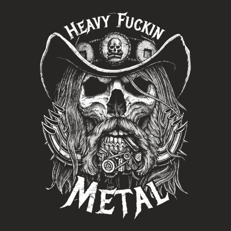 Heavy Fuckin Metal 1 Ladies Fitted T-Shirt by cm-arts | Artistshot