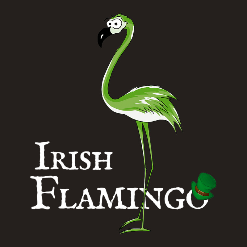 Funky Irish Flamingo Green Bird St Pattys Day T Shirt Tank Top | Artistshot