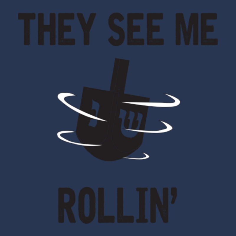 Hanukkah 2020 Dreidel Game Gift They See Me Rollin_ Jewish T-shirt Men Denim Jacket | Artistshot