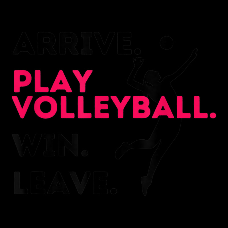 Arrive. Play Volleyball. Win. Leave.   Fun Volleyball Player Fleece Short by Queens | Artistshot