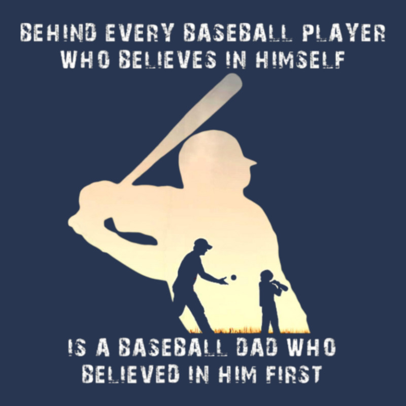 Behind Every Baseball Player Is A Dad That Believes Men Denim Jacket By ...