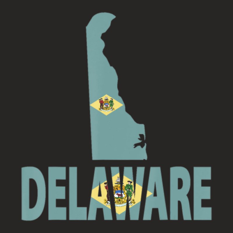 Vintage Delaware State I Love Delaware Home State Ladies Fitted T-shirt | Artistshot